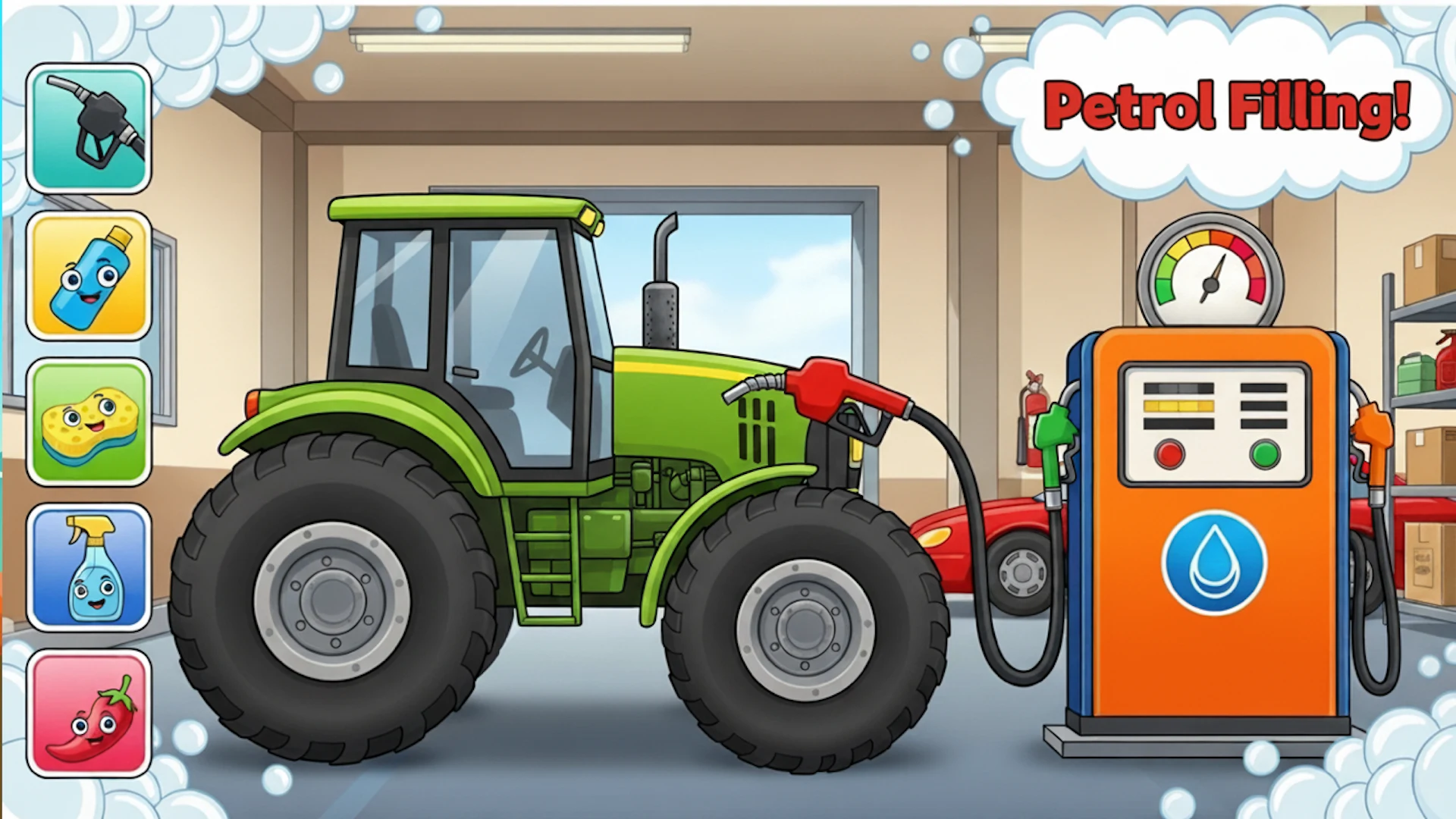Kids Farm Tractors on Hills screenshot